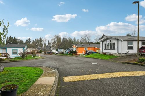 Exterior view of homes community